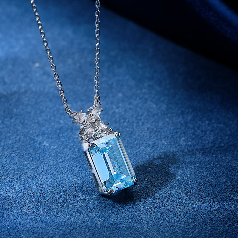 Blue Topaz Pendant